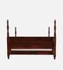 Kamchini Sheesham Wood King Size Poster Bed in Scratch Resistant Honey Oak Finish