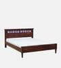 Kamchini Sheesham Wood Queen Size Bed In Scratch Resistant Honey Oak Finish