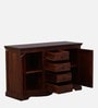 Kamchini Sheesham Wood Sideboard In Honey Oak Finish