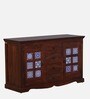 Kamchini Sheesham Wood Sideboard In Honey Oak Finish