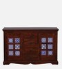 Kamchini Sheesham Wood Sideboard In Honey Oak Finish