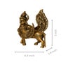 Kamdhenu Standing  Brass Idol Gold Finish