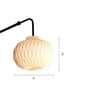 KamiGlow Sconce Unique handmade Origami Wall Sconce Light, Natural/Paper Wall Sconce Light