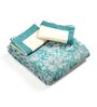 Green Kanan Cotton Floral Breathable & Queen Size Bedsheet With 2 Pillow Covers