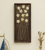 Kane Flower Brown & Gold Iron and MDF Wall Art