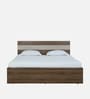 Kane King Size Bed in Oak Finish with Box Storage