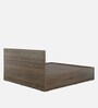 Kane King Size Bed in Oak Finish with Box Storage