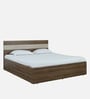 Kane King Size Bed in Oak Finish with Box Storage