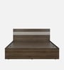 Kane King Size Bed in Oak Finish with Box Storage