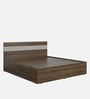 Kane King Size Bed in Oak Finish with Box Storage