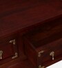 Kani Mango Wood Coffee Table In Honey Oak Finish With Drawers