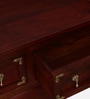 Kani Mango Wood Coffee Table In Honey Oak Finish With Drawers
