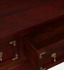 Kani Mango Wood Coffee Table In Honey Oak Finish With Drawers