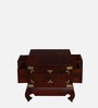 Kani Mango Wood Coffee Table In Honey Oak Finish With Drawers