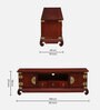 Kani Mango Wood TV Unit In Honey Oak Finish