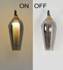 Kania Metal & Glass Wall Light (Brass & Wood)