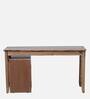 Reggio Sheesham Wood Writing Table In Rustic Teak Finish