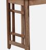 Reggio Sheesham Wood Writing Table In Rustic Teak Finish