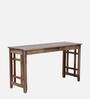 Reggio Sheesham Wood Writing Table In Rustic Teak Finish