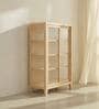 Kanso Fluted Cabinet In Pine Wood Finish
