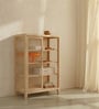 Kanso Fluted Cabinet In Pine Wood Finish