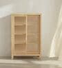Kanso Fluted Cabinet In Pine Wood Finish