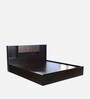 Kaori King Size Bed in Wenge Finish with Box Storage