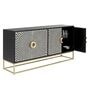 Kara Bone Inlay Sideboard Cabinet In Mother of Pearl Finish