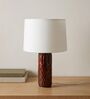 Off White Karah Artisan Ceramic Table Lamp