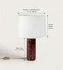 Off White Karah Artisan Ceramic Table Lamp