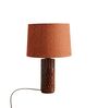 Red Karah Artisan Ceramic Table Lamp