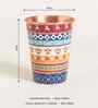 Karaikudi Tiles Copper Tumbler, Large