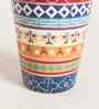 Karaikudi Tiles Copper Tumbler, Large