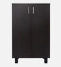 Karatsu 2 Door Shoe Cabinet in Wenge Finish