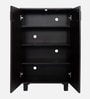 Karatsu 2 Door Shoe Cabinet in Wenge Finish