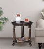Karina Solid Wood End Table Walnut Finish