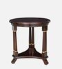 Karina Solid Wood End Table Walnut Finish
