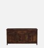 Karl Sheesham Wood Sideboard In Scratch Resistant Provincial Teak Finish