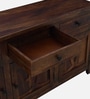 Karl Sheesham Wood Sideboard In Scratch Resistant Provincial Teak Finish