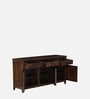 Karl Sheesham Wood Sideboard In Scratch Resistant Provincial Teak Finish