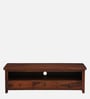 Karl Sheesham Wood TV Console In Scratch Resistant Honey Oak Finish For TVs Up To 55"