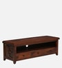 Karl Sheesham Wood TV Console In Scratch Resistant Honey Oak Finish For TVs Up To 55"