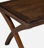Karla Solid Wood Coffee Table in Sun Walnut Finish
