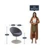 Kaset Lounge Chair in Grey Colour