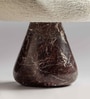 Kashmiri Kahwa Red Marble Stool In Red Finish