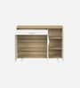 Kaspen Shoe Cabinet In European Oak & White Finish