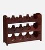 Kassel 12 Bottle Wine Rack In Honey Finish
