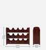 Kassel 12 Bottle Wine Rack In Honey Finish