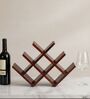 Kassel 8 Bottle Wine Rack In Honey Finish