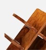 Kassel 8 Bottle Wine Rack In Natural Teak Finish